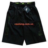 Quần Short Cầu Lông Nam Vải Dù 1432 Đen Chuối