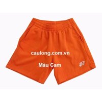 Quần Short Cầu Lông Nam Yonex Logo Màu Cam
