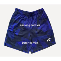 Quần Short Cầu Lông Nam Yonex 7578A Đen Hoa Văn
