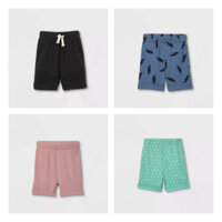 Quần Short Chất Liệu Thun Da Cá Cho Bé Gái Bé Trai - Hồng, Xanh Ngọc, Đen, Xanh Navy