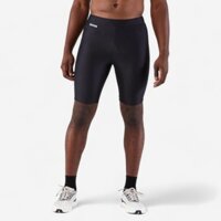 Quần short chạy bộ nam bó sát run 100 đen Decathlon KALENJI mã 8817446