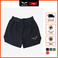 Quần Short Chạy Bộ Nam Wolf Active Wolf Lite 152, Quần Chạy Nhẹ, Nhanh Khô, Thoáng Mát