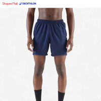 Quần short chạy bộ nam DECATHLON Run 100 xanh dương mã 8903130