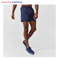 Quần short chạy bộ thoáng khí KALENJI RUN DRY cho nam Xám navy DECATHLON KALENJI mã 8605806