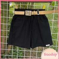 Quần short cho bé size đại, Quần Kaki bé trai 4-10 tuổi chữ BOCKUE vải mềm mỏng kiểu dáng khỏe khắn thời trang