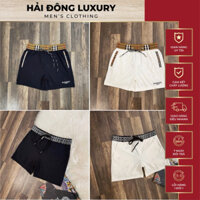 Quần Short Cộc Nỉ Cho Nam,Chất Nỉ Đẹp,Mặc Siêu Thoáng Mát,Cạp Chun Len Dệt Chữ,Có Logo Sticker Thêu Chìm Siêu Đẹp