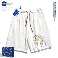 Quần Short Cotton Dày Dáng Rộng Co Giãn Có Thể Tái Sử Dụng Thiết Kế Dây Thắt Lưng Vải Cotton Phong Cách Hàn Quốc