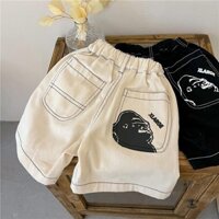 Quần Short cotton Họa Tiết Hoạt Hình Màu Sáng Phong Cách Hàn Quốc Thời Trang Cho Bé Trai