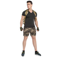 Quần short cotton rộng rãi mùa hè Sunny Vibe 2025 cho nam, quần short camo, quần short bãi biển thoải mái