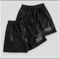 Quần Short Da Leather ODIN CLUB, Quần đùi form rộng nam nữ ODIN