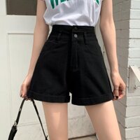 Quần short đen cá tính