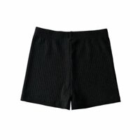 Quần short dệt kim ren cho trẻ em Quần 3 / 4 Quần tập Yoga Quần đi xe đạp 7-12y Bé gái ngẫu nhiên'