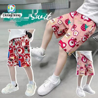 Quần short đi biển hoạt hình bé trai 5-13 tuổi