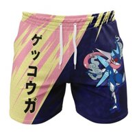 Quần short đi biển tập Gym Pokemon