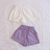 Quần Short Đi Biển Vải Cotton Mỏng Co Giãn Tốt Kiểu Hàn Quốc Thời Trang Mùa Hè Cho Bé Gái