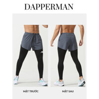 Quần short đùi 2 lớp có legging dài bên trong chuyên thể thao, tập gym, vận động DAPPERMAN