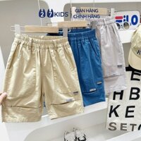 Quần short đùi bé trai size đại 27Kids KACADY short kaki mềm cho bé 4-10 tuổi BSKK2