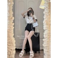 Quần Short Đùi Jeans Nữ Rách