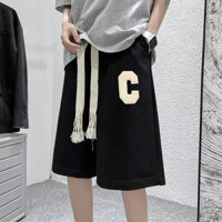 Quần short đùi Nam Nữ Chữ C Trên , Quần short đùi (chữ C Trên) unisex basic nam nữ cá tính.