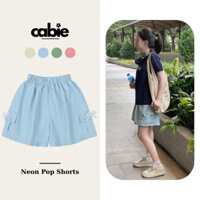 Quần short đùi nữ túi hộp Cabie Neon Pop Shorts CS01 ống rộng 2 lớp lót thoáng khí