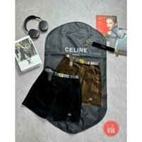 Quần Short Giả Chân Váy Chất Nhung Dày Dặn Hack Dáng Bao Chân Ngắn