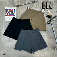 Quần short giả váy, quần váy nữ chất gold hàn, có lớp lót ép lụa siêu xinh, mẫu mới nhất 2024