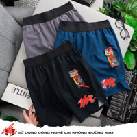 Quần short gió cạp cao, quần đùi thể thao nam xuất dư VNXK. Đường may chắc chắn, không chỉ thừa, túi khoá kéo