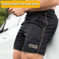Quần short gym nam GEKM-Quần lửng thể thao nam thun mè lưới thông thoáng ( Hàng nhập khẩu)