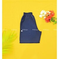 Quần short học sinh tiểu học quần đùi đi học bé trai lưng thun chất vải gân thoáng mát