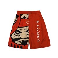 Quần short in 3D họa tiết sóng Kimono Nhật Bản