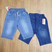 Quần short jean bé trai size đại lưng thun co giãn size từ 12- 30 tuổi  30 - 65 kg (hàng sx bán shop)