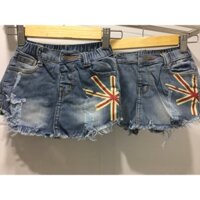 quần short jean giả váy bé gái(1-6 tuổi)
