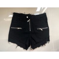 Quần short jean khóa kéo new 100%