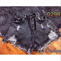 quần short jean lưng cao _ chất đẹp