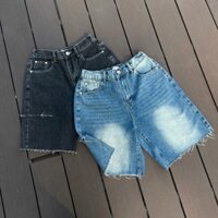 QUẦN SHORT JEAN LƯNG THUN- CHUOTCONG J026