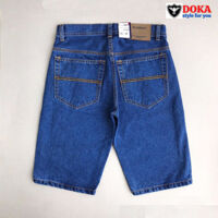 Quần Short Jean Nam 03 Màu Cơ Bản Form Chuẩn Đẹp Có BigSize Từ 45KG - 90KG DKJean6 - 28 Từ 45 - 55kg - Xanh nước biển