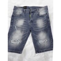 QUẦN SHORT JEAN NAM Cao Cấp Quần Short Jean Nam Rách Quần Short nam thể thao 10 Vuajean AWZ