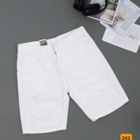 Quần short jean nam co giãn, quần sọt nam chất bò cao cấp thời trang Kelvin Fashion - JS242A
