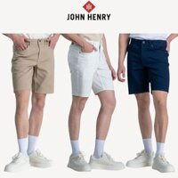 Quần Short jean Nam John Henry, phong cách trẻ trung, năng động thõa mái, độ dài trên gối SP24FH12