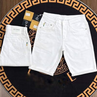 Quần short jean nam mẫu mới trắng co giãn dày dặn nổi bật MS G.C