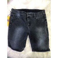 Quần Short Jean Nam màu Xám Đen, Quần Lửng Nam Jean phong cách Hàn Quốc