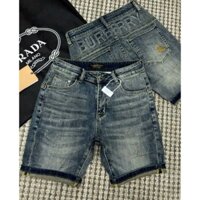 Quần short jean nam phối hoạ tiết lưng Bê Bê Rờ dập nổi cực chất, phong cách thời trang trẻ trung sang trọng