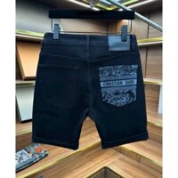 Quần short jean nam phối hoạ tiết cao cấp chất vải co giãn dày dặn mẫu mới hot trend