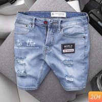 Quần short jean nam, quần đùi nam chất liệu bò ( jean ) mềm mịn, from chuẩn 3d03 *