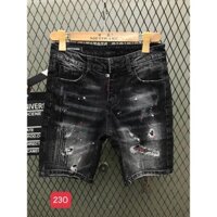 Quần short jean nam Quần Lững rách gối Unisex nam nữ thời trang cao cấp NewJeansFashion MS 230