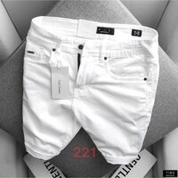 quần short jean nam, quần ngố nam, quần jean lửng rách họa tiết phong cách bg092