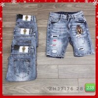 Quần Short Jean Nam rin chất bò nam co giãn 4 chiều HA339