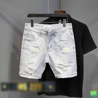 Quần Short Jean Nam rin chất bò nam co giãn 4 chiều HA0012