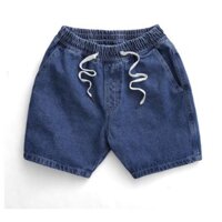 Quần short jean nam thể thao cao cấp , quần lửng jean nam thể thao dây rút đẹp