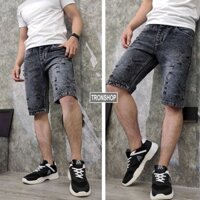 Quần short jean nam TS415 vải chất đẹp không phai màu đẹp Tronshop